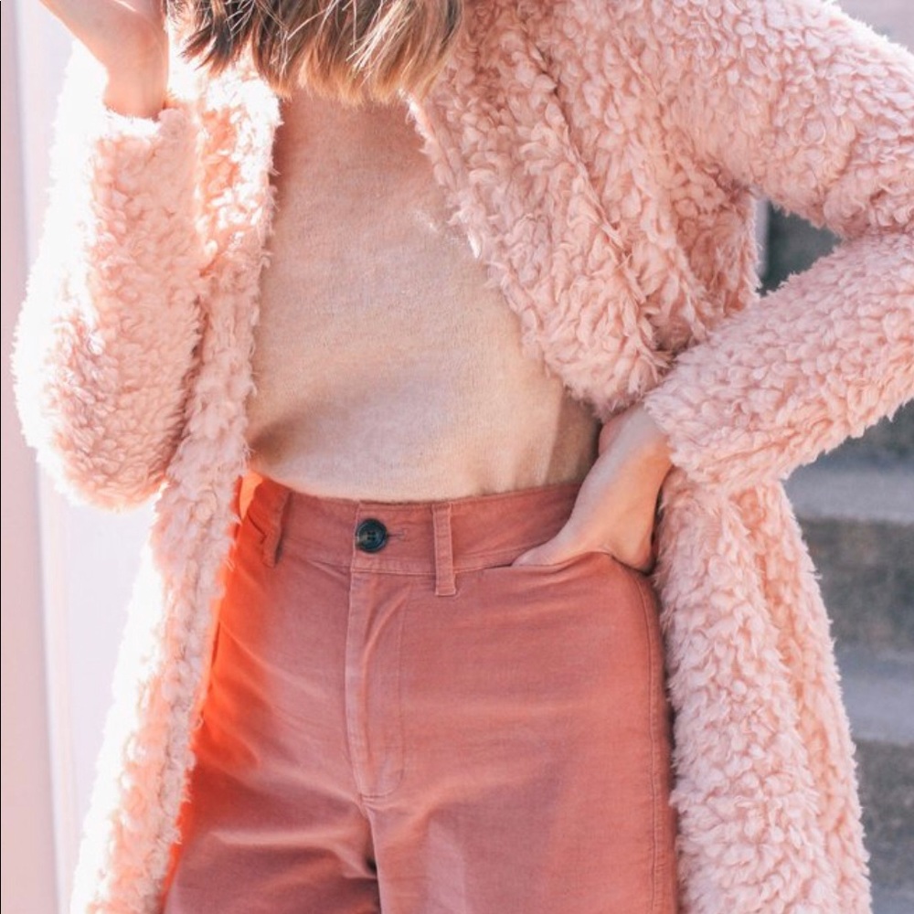 Bishop + Young Blush Fuzzy a Jacket